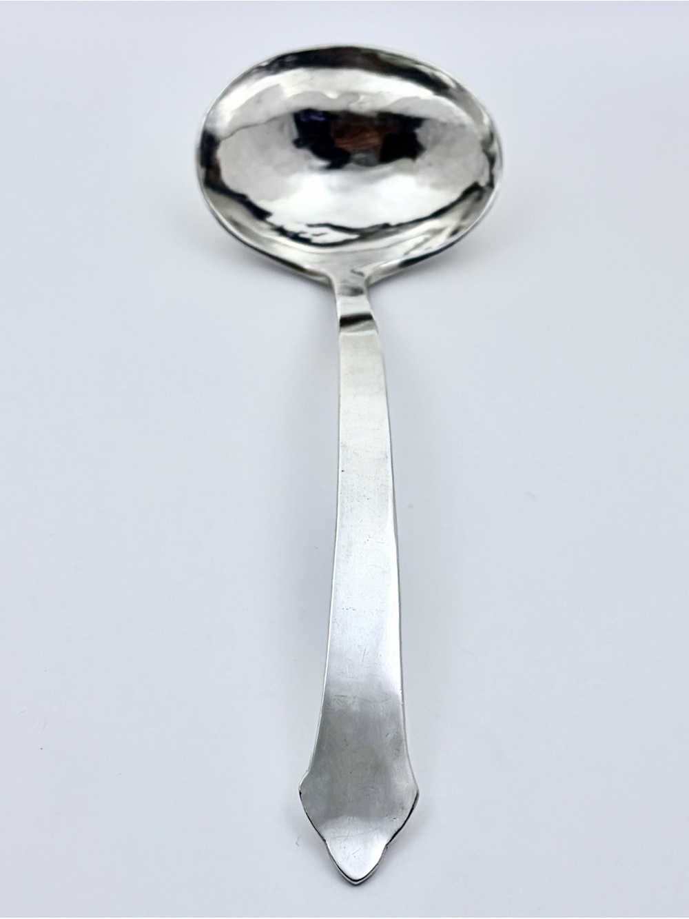 Mildred G. Watkins Lightly Hammered Sterling Silver Sauce Ladle